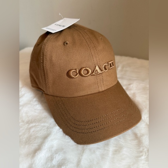Coach Accessories - Coach Women’s NWT’s Embroidered Baseball Cap “Light Saddle”